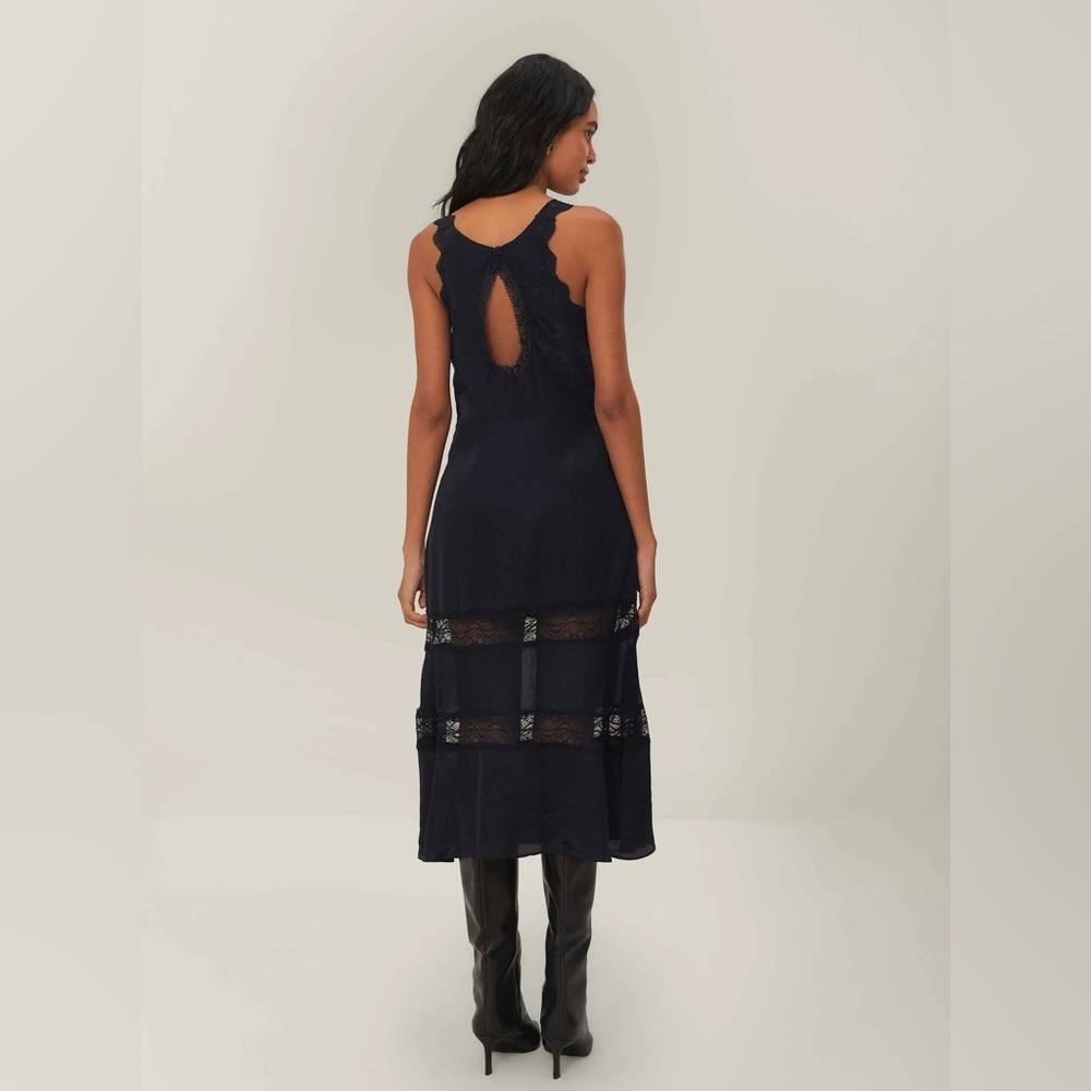 FARM RIO Black Sleeveless Maxi Dress - Picture 5 of 6